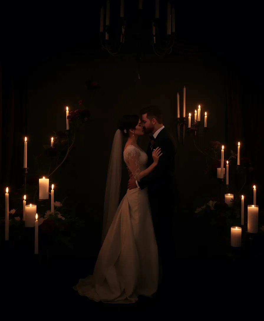 21 Whimsical Dark Fairytale Wedding Themes You Never Knew You Needed! - 15. Ethereal Vampire Love