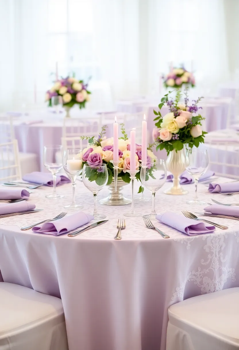 21 Lavender Wedding Theme Ideas That Will Leave You Breathless! - 3. Lavender Table Settings