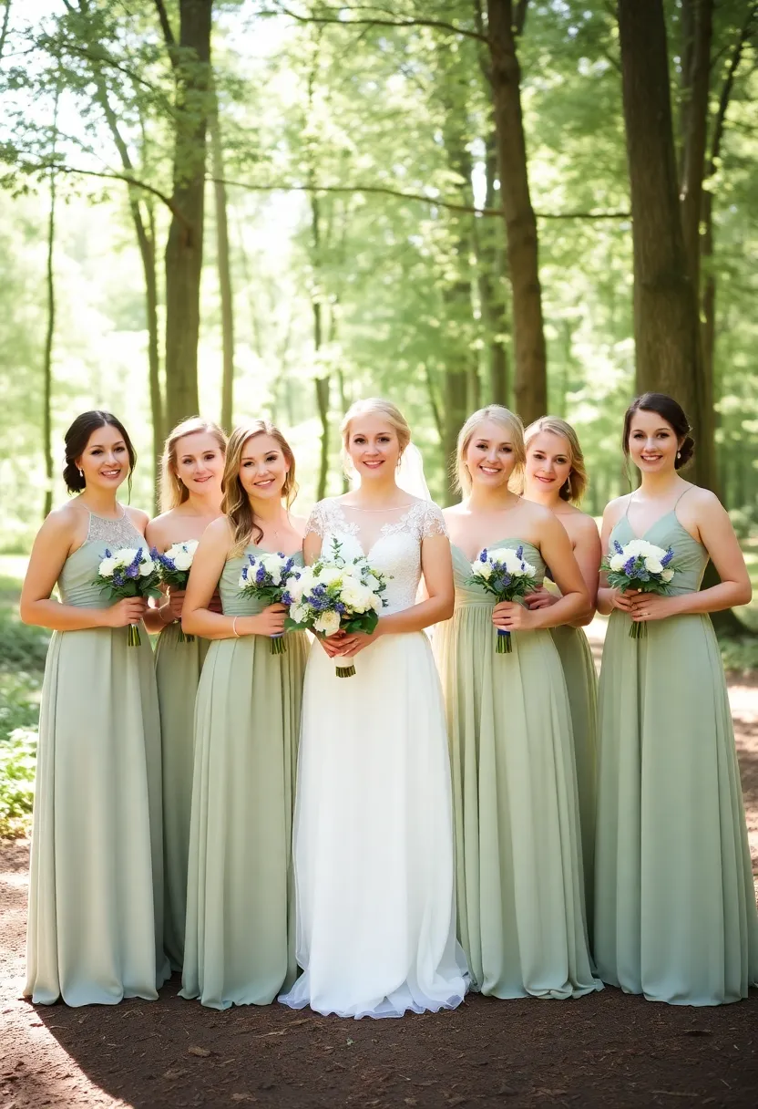 21 Sage and Lavender Wedding Ideas That'll Make Your Heart Skip a Beat! - 1. Sage Green Bridesmaid Dresses