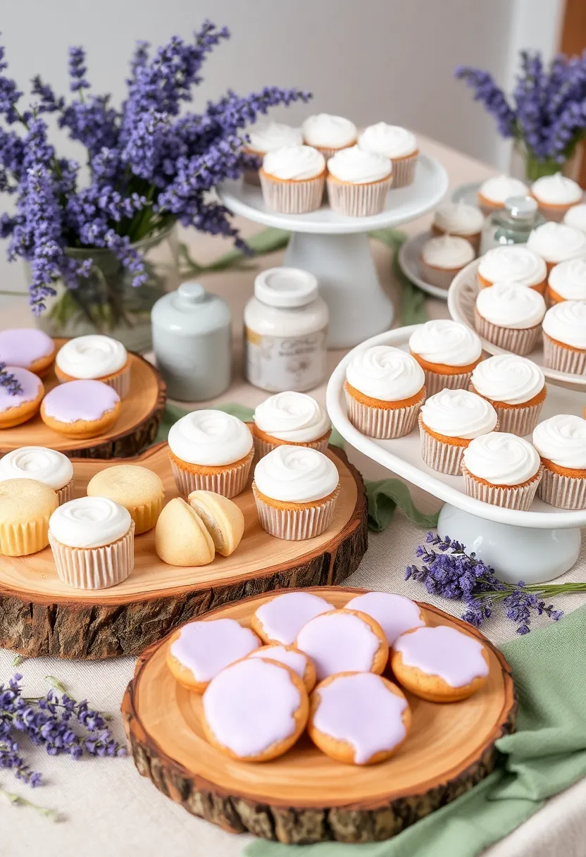 21 Sage and Lavender Wedding Ideas That'll Make Your Heart Skip a Beat! - 14. Lavender-infused Desserts