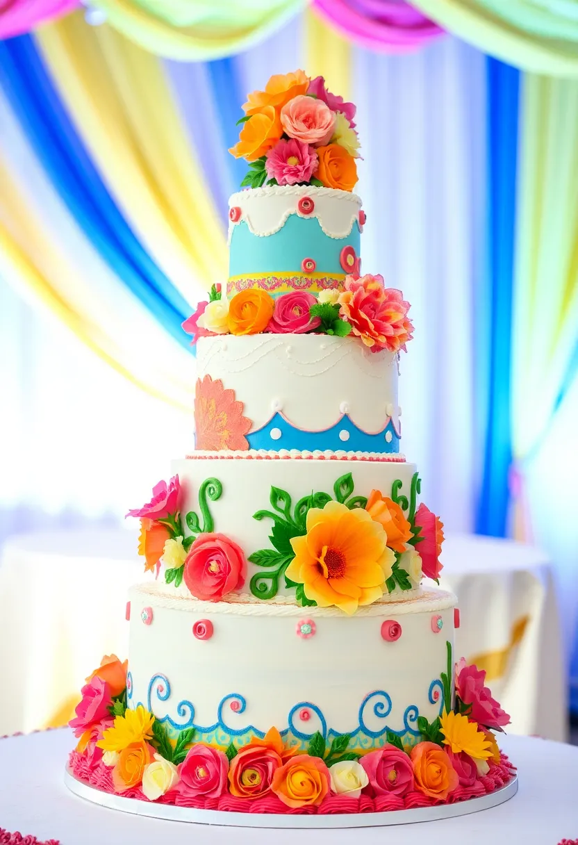 21 Mexican Wedding Ideas That Will Leave You Breathless (You Won't Believe #15!) - 9. Traditional Wedding Cake