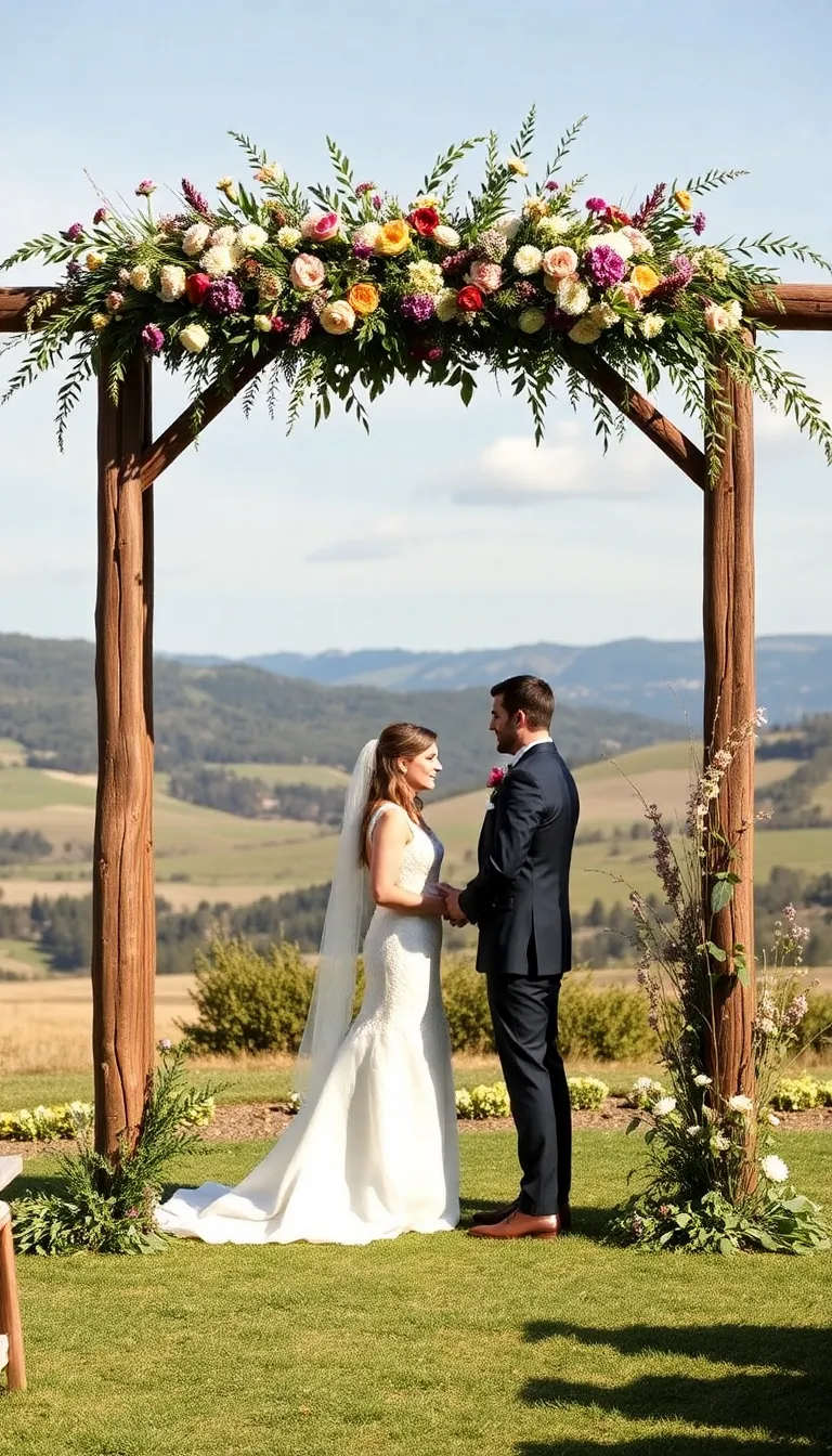 Transform Your Big Day: 22 Wildflower Wedding Ideas You Didn’t Know You Needed! - 4. Floral Archways