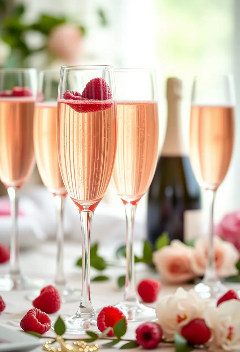 22 Stunning Pink Wedding Theme Ideas That Will Take Your Breath Away! - 18. Pink Champagne Toast