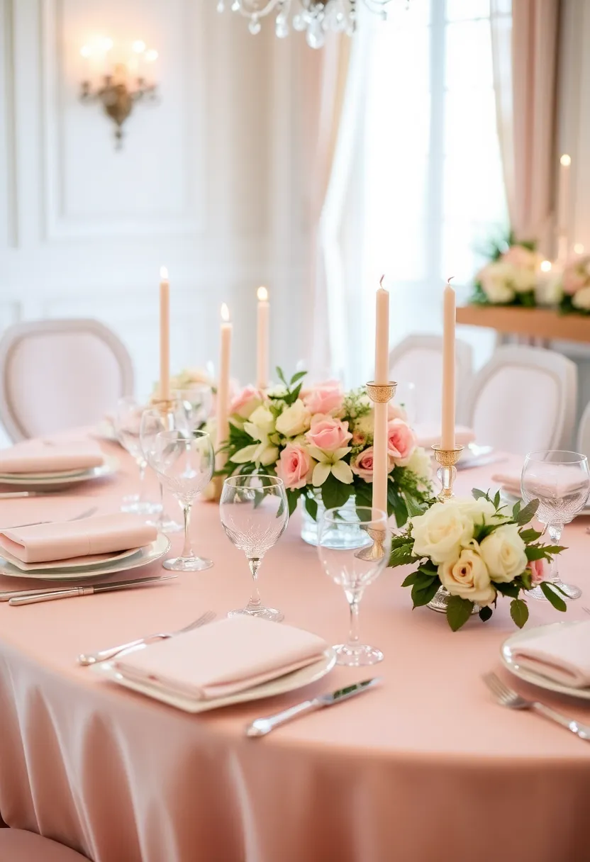 22 Stunning Pink Wedding Theme Ideas That Will Take Your Breath Away! - 11. Pink Table Settings