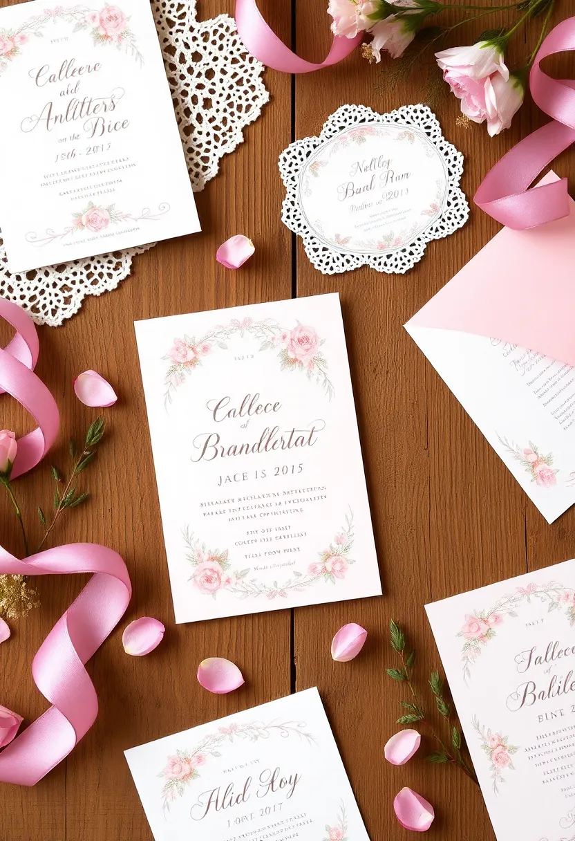22 Stunning Pink Wedding Theme Ideas That Will Take Your Breath Away! - 4. Pink Wedding Invitations