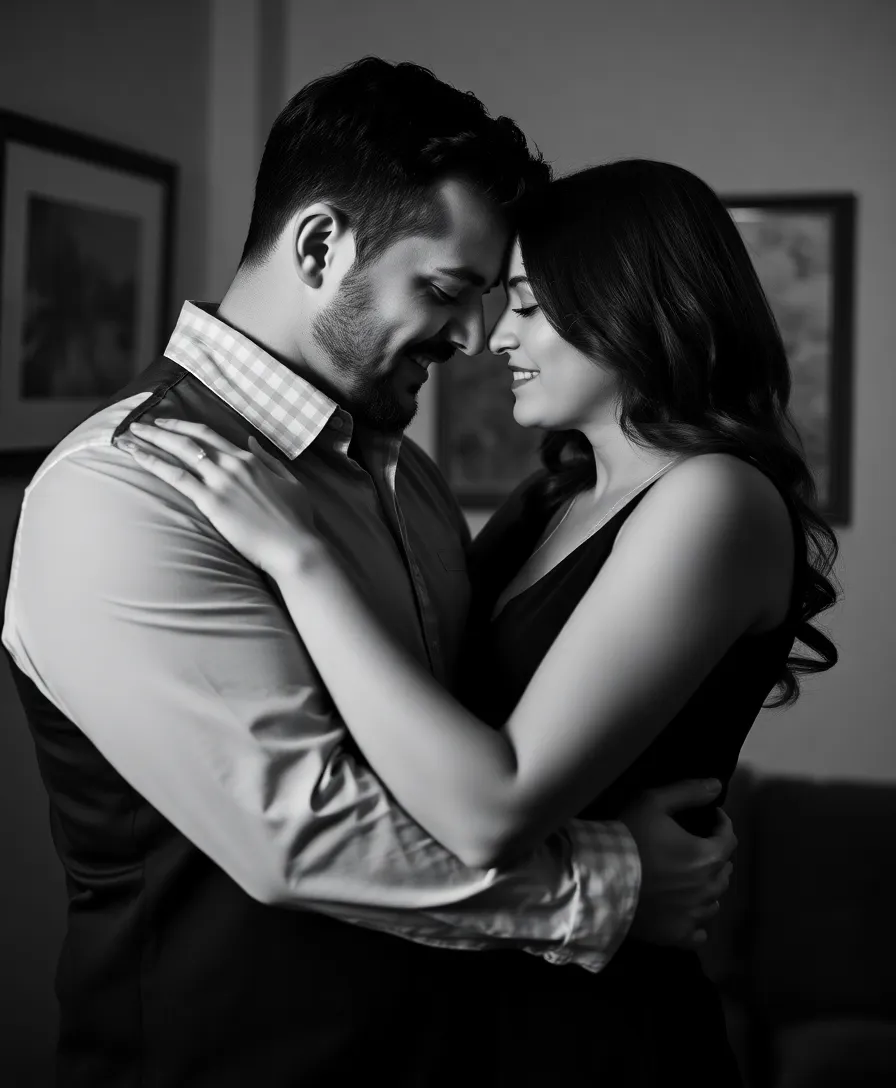 21 Engagement Photoshoot Ideas That Will Make You Say 'I Do!' - 16. Classic Black and White