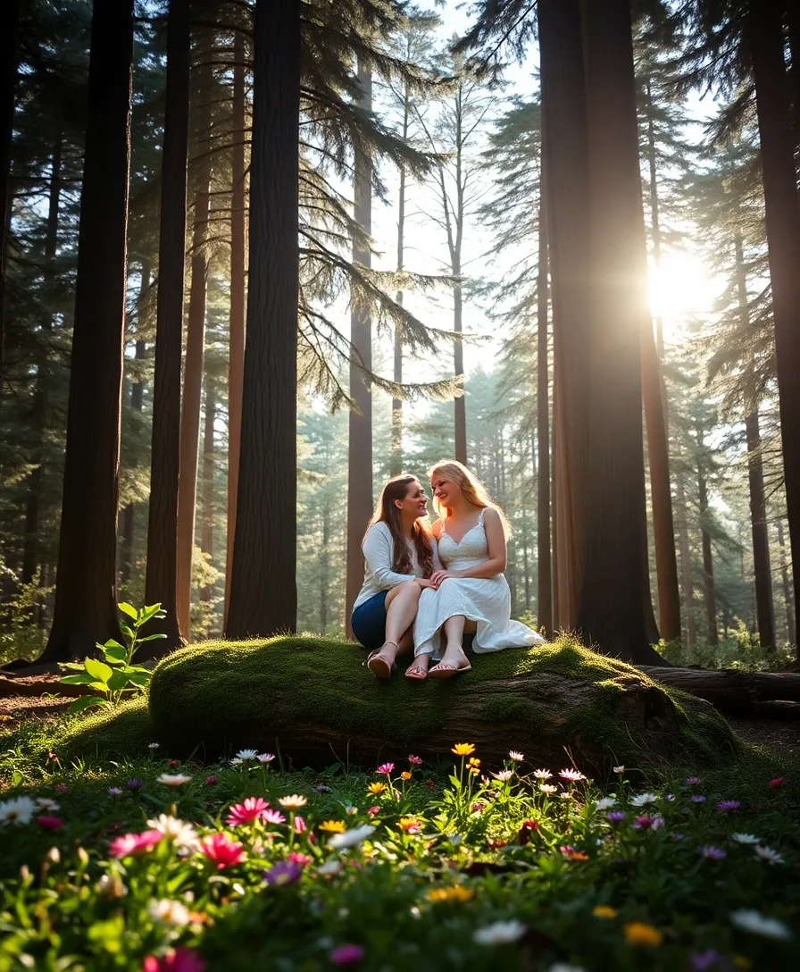 21 Engagement Photoshoot Ideas That Will Make You Say 'I Do!' - 4. Enchanted Forest