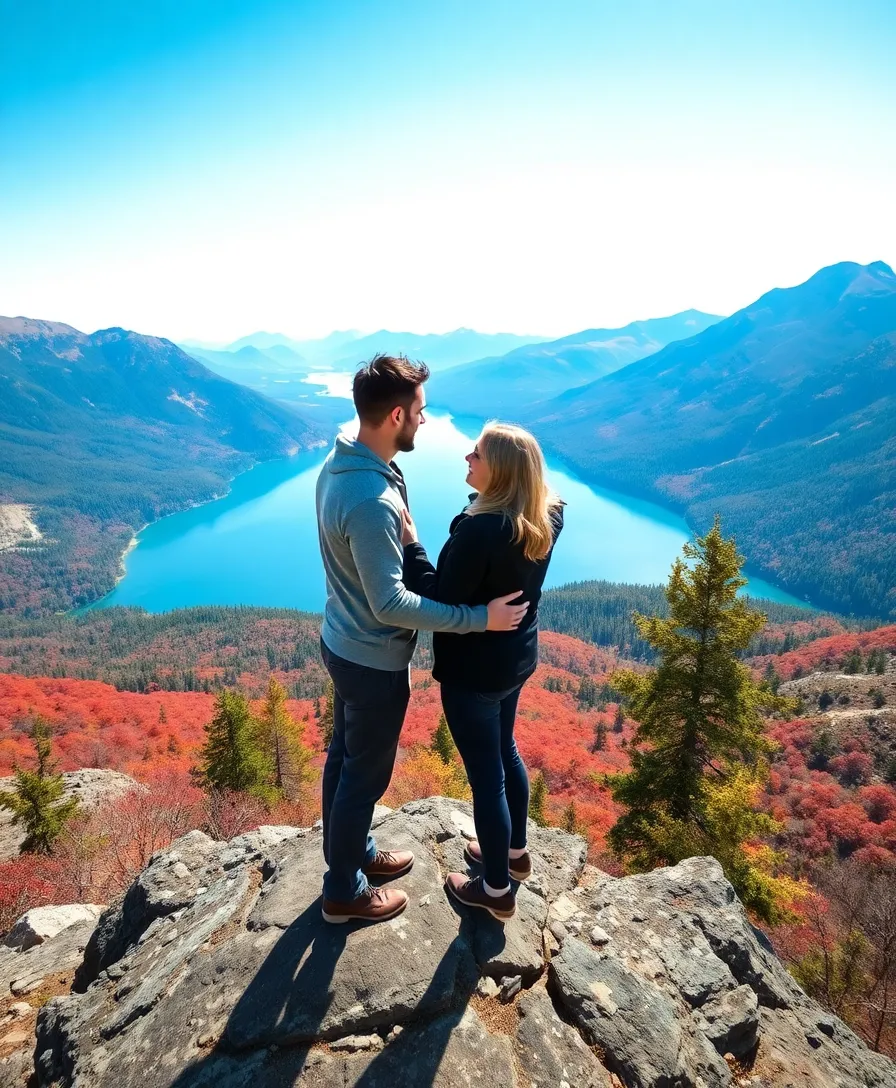 21 Engagement Photoshoot Ideas That Will Make You Say 'I Do!' - 17. Nature’s Canvas