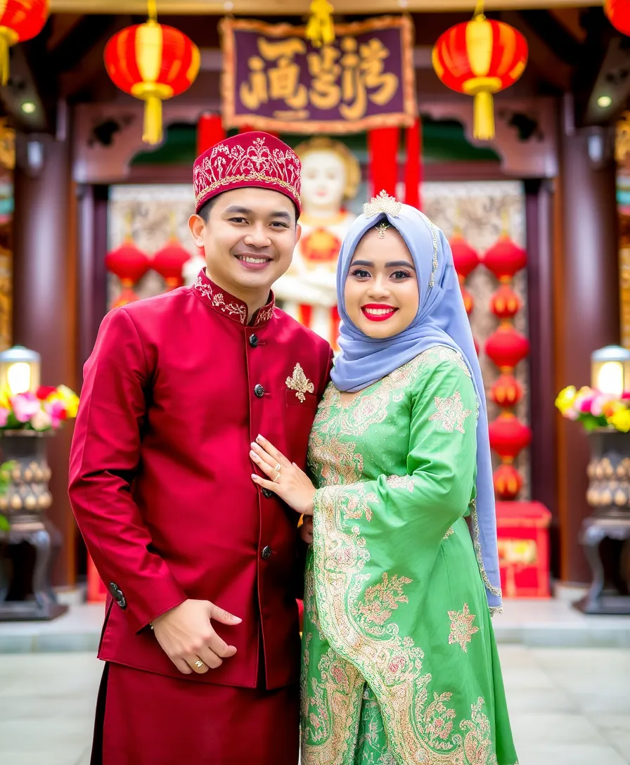 21 Engagement Photoshoot Ideas That Will Make You Say 'I Do!' - 14. Cultural Heritage