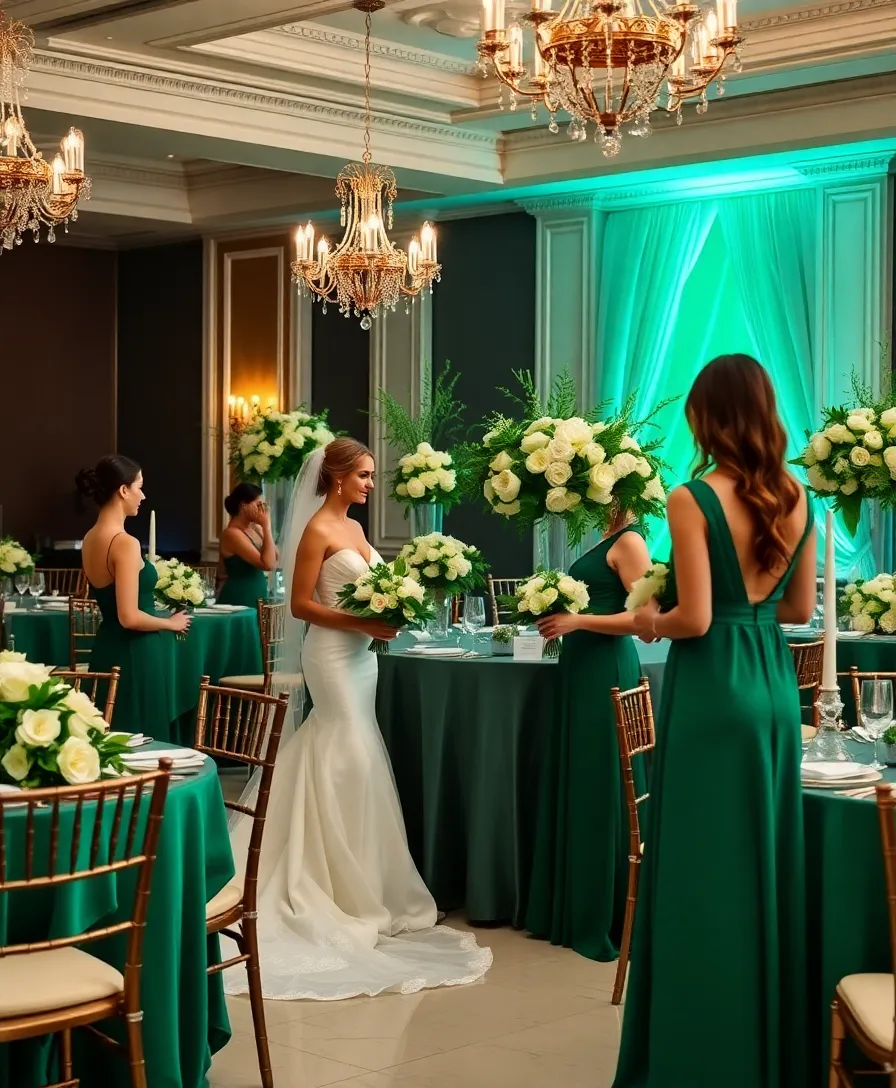 21 Spring Wedding Colors That Will Leave You Breathless (Wait Until You See #15!) - 21. Emerald Green