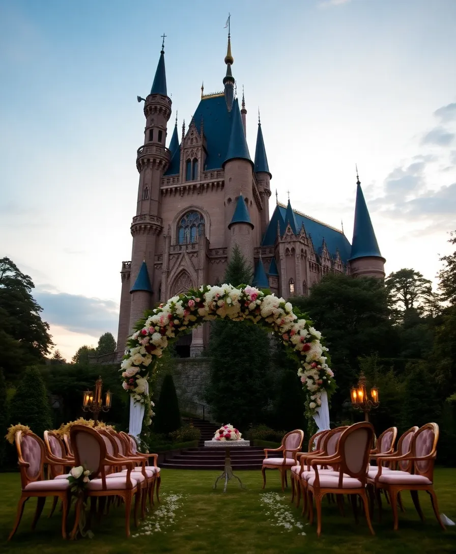21 Whimsical Dark Fairytale Wedding Themes You Never Knew You Needed! - 4. Fairy Tale Castle