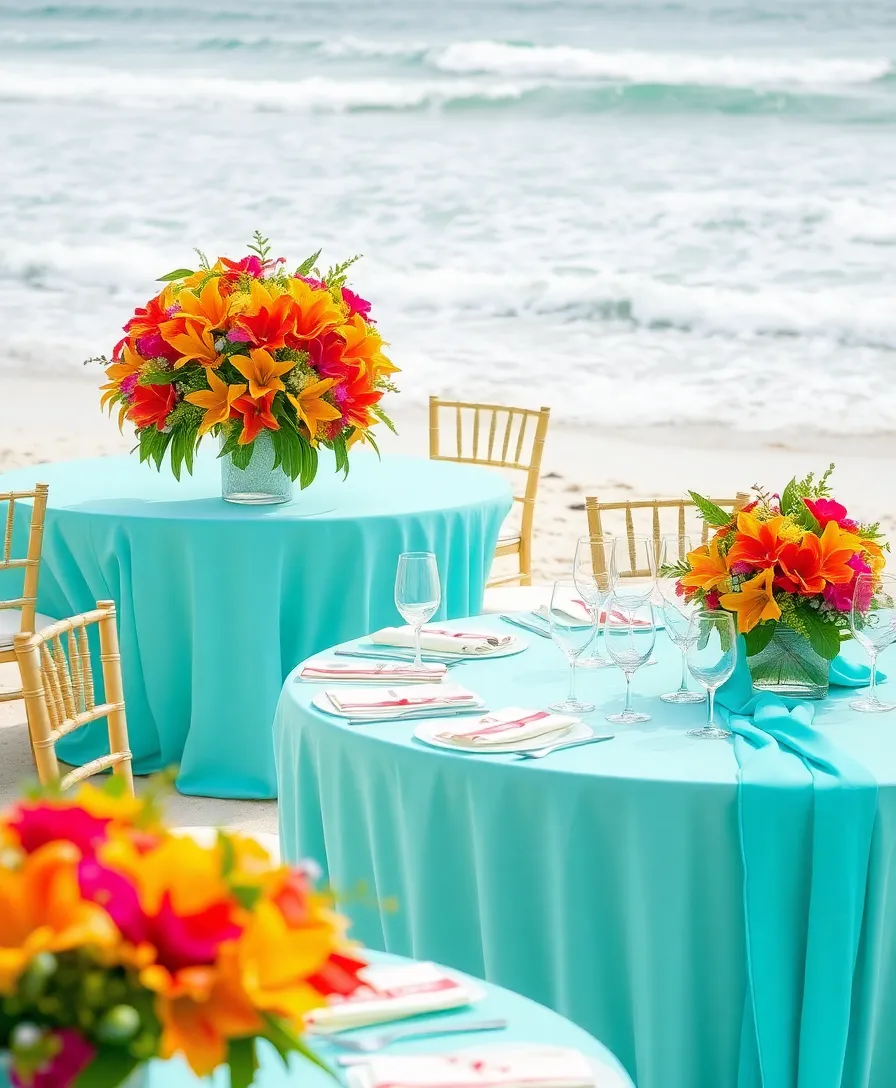 21 Spring Wedding Colors That Will Leave You Breathless (Wait Until You See #15!) - 18. Aqua