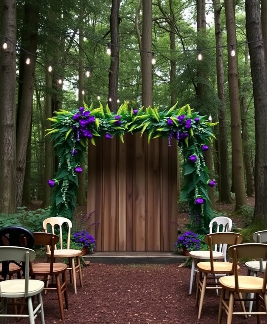 21 Whimsical Dark Fairytale Wedding Themes You Never Knew You Needed! - 1. Enchanted Forest Elegance
