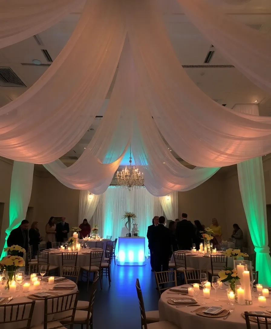 21 Stunning Spring Wedding Ideas That Will Leave You Breathless! - 11. Elegant Draping