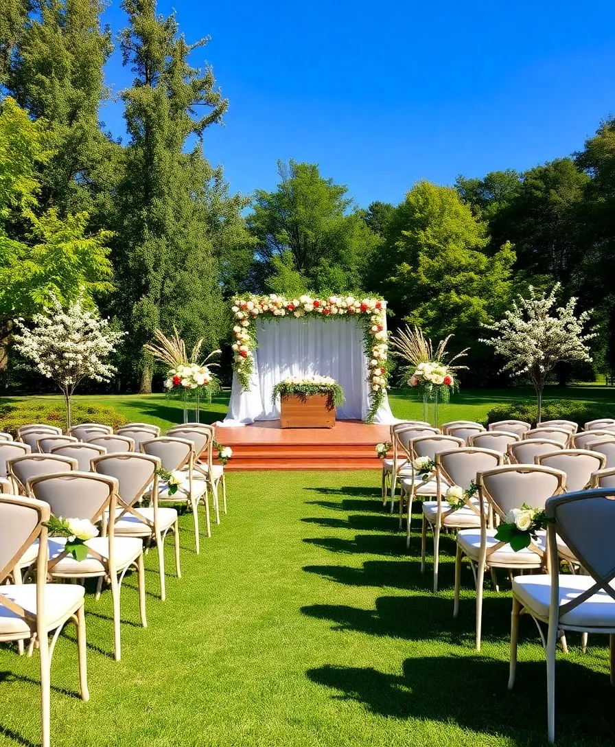 21 Stunning Spring Wedding Ideas That Will Leave You Breathless! - 8. Outdoor Ceremony