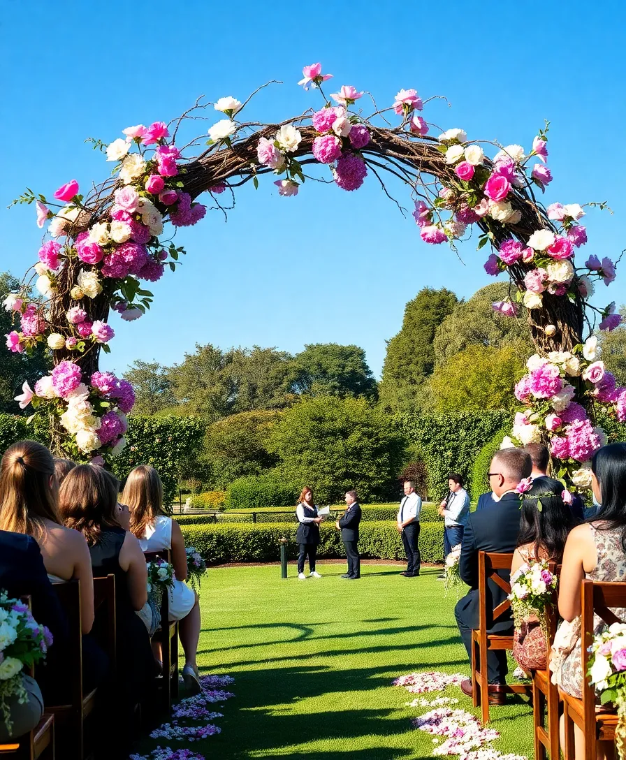 21 Stunning Spring Wedding Ideas That Will Leave You Breathless! - 1. Whimsical Floral Arches