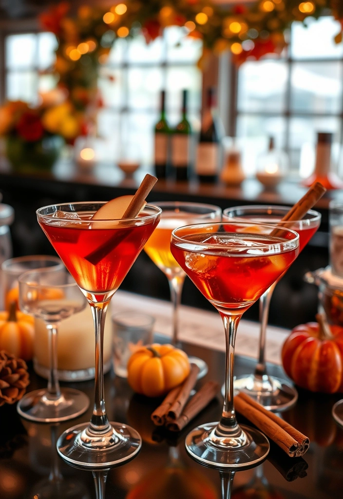 21 Fall Wedding Ideas That Will Make Your Heart Skip a Beat (You Won't Believe #7!) - 8. Warm Autumn Cocktails