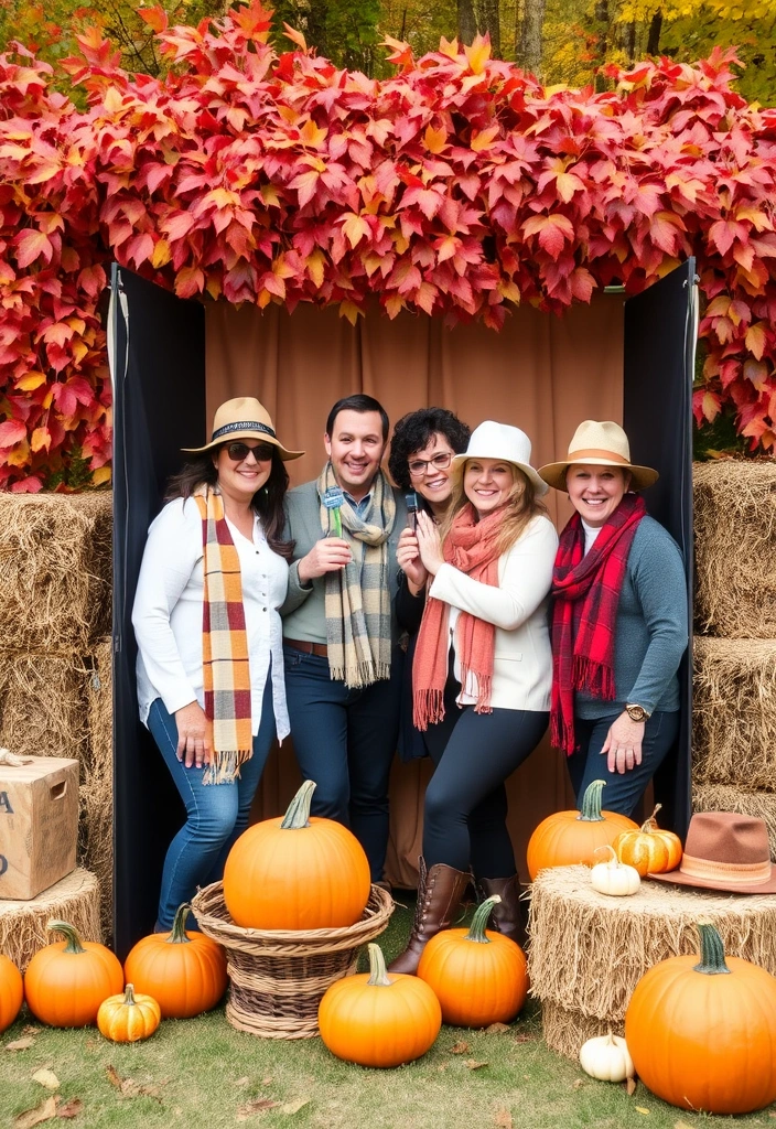 21 Fall Wedding Ideas That Will Make Your Heart Skip a Beat (You Won't Believe #7!) - 12. Festive Photo Booth Props