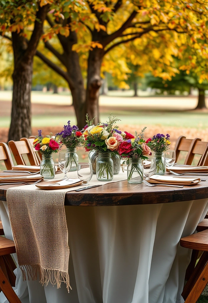 21 Fall Wedding Ideas That Will Make Your Heart Skip a Beat (You Won't Believe #7!) - 6. Rustic Table Settings
