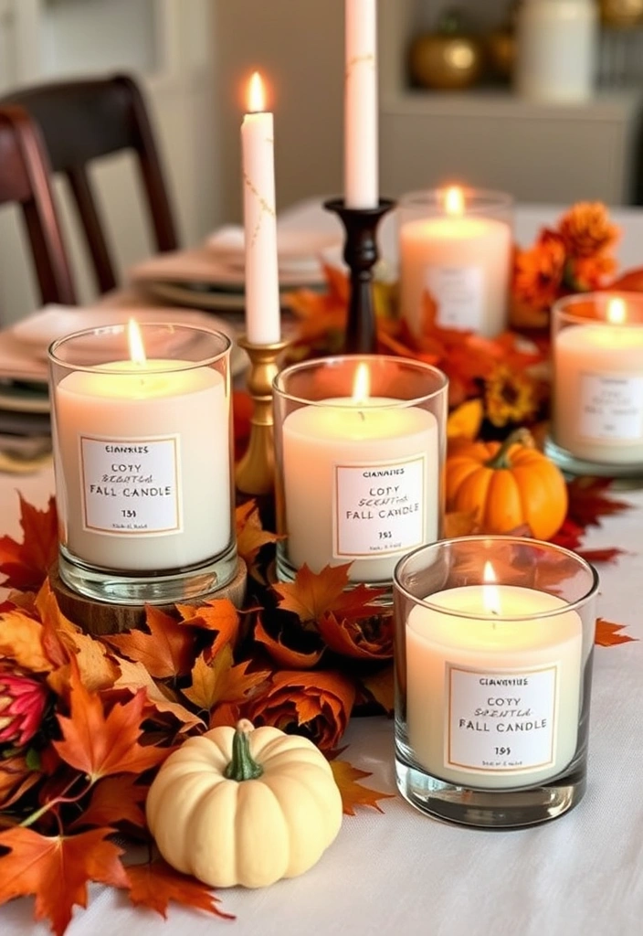 21 Fall Wedding Ideas That Will Make Your Heart Skip a Beat (You Won't Believe #7!) - 21. Signature Scented Candles