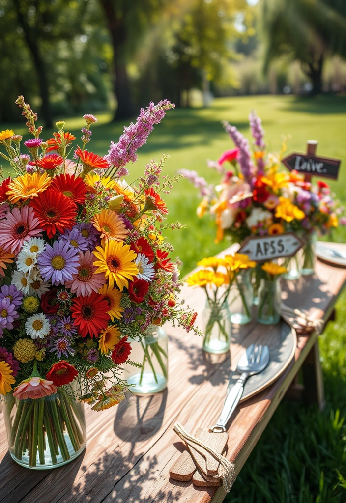 21 Stunning Country Garden Weddings That Will Leave You Breathless (You Won't Believe #11!) - 1. Whimsical Wildflower Wonderland