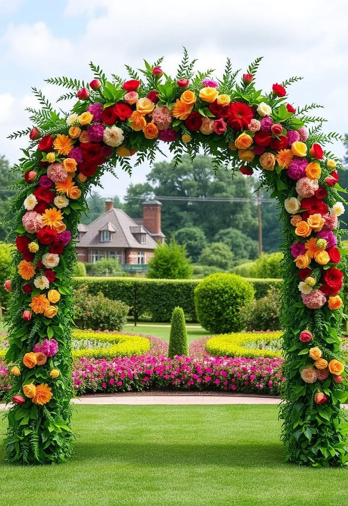 21 Stunning Country Garden Weddings That Will Leave You Breathless (You Won't Believe #11!) - 8. Floral Archways