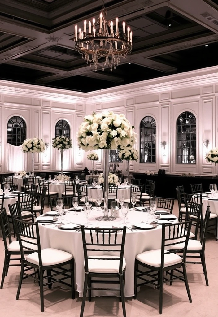 21 Stunning Black Wedding Theme Ideas That Will Leave You Breathless! - 21. Timeless Black and White