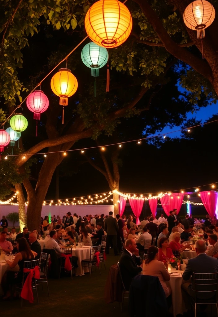 21 Vibrant Mexican Wedding Inspirations You’ll Want to Steal! - 12. Enchanting Lantern Lighting