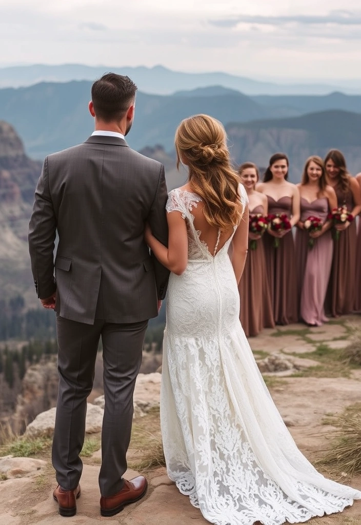 21 Mountain Wedding Ideas That'll Make Your Love Story Unforgettable! - 9. Rustic Attire Choices