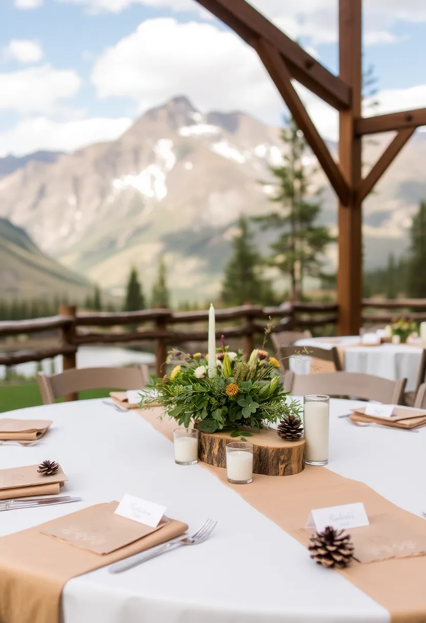 21 Mountain Wedding Ideas That'll Make Your Love Story Unforgettable! - 2. Nature-Inspired Decor
