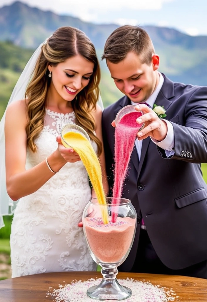 21 Mountain Wedding Ideas That'll Make Your Love Story Unforgettable! - 14. Personalized Ceremony Rituals