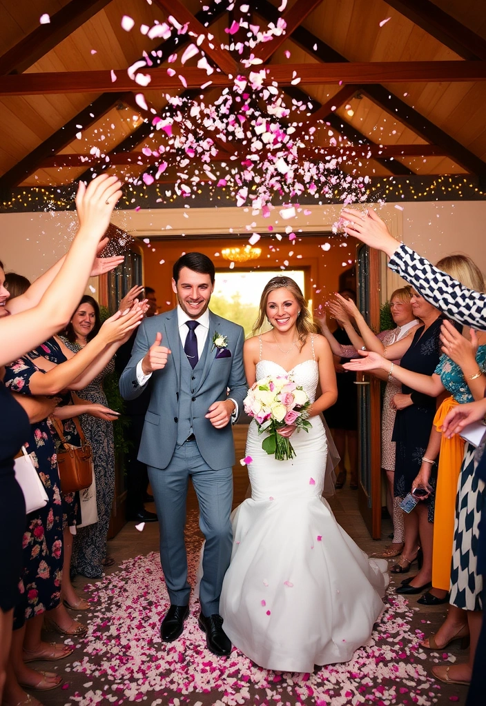 21 Casual Wedding Ideas That'll Make You Say 'I Do' in Style! - 15. Unique Send-Off Ideas