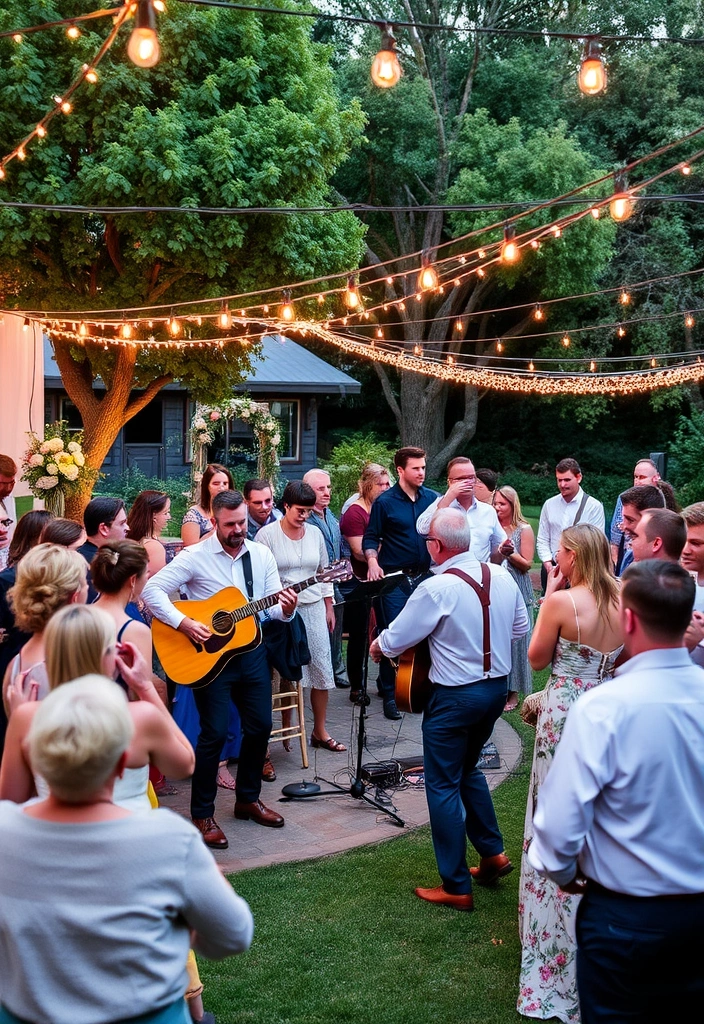 21 Casual Wedding Ideas That'll Make You Say 'I Do' in Style! - 14. Laid-Back Music Selection