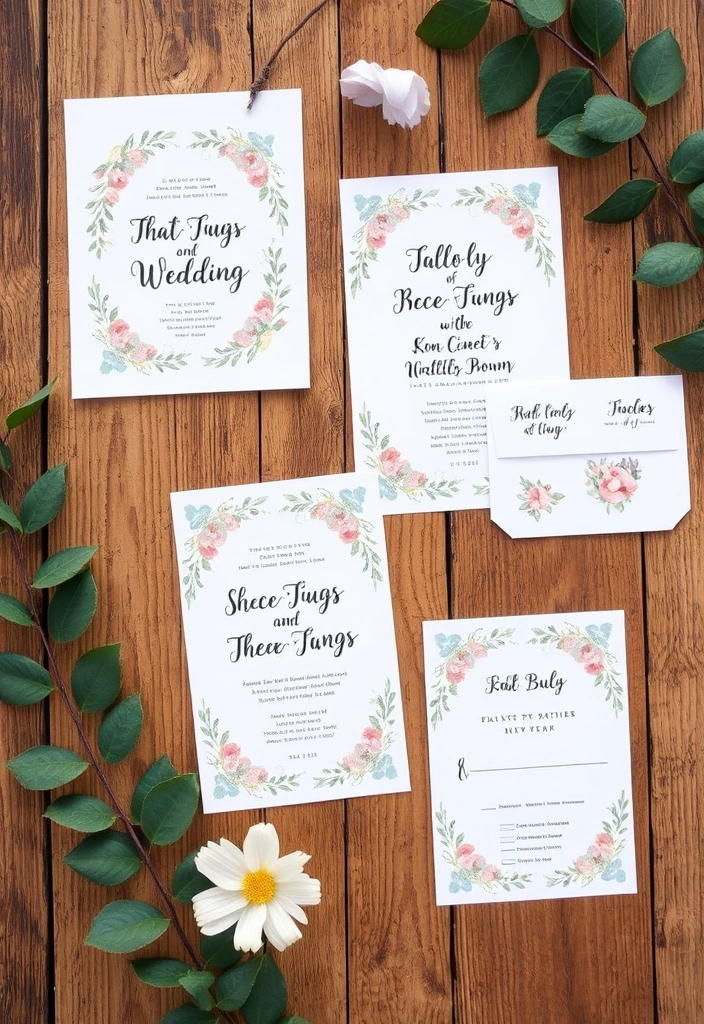 21 Casual Wedding Ideas That'll Make You Say 'I Do' in Style! - 9. Unique Invitations