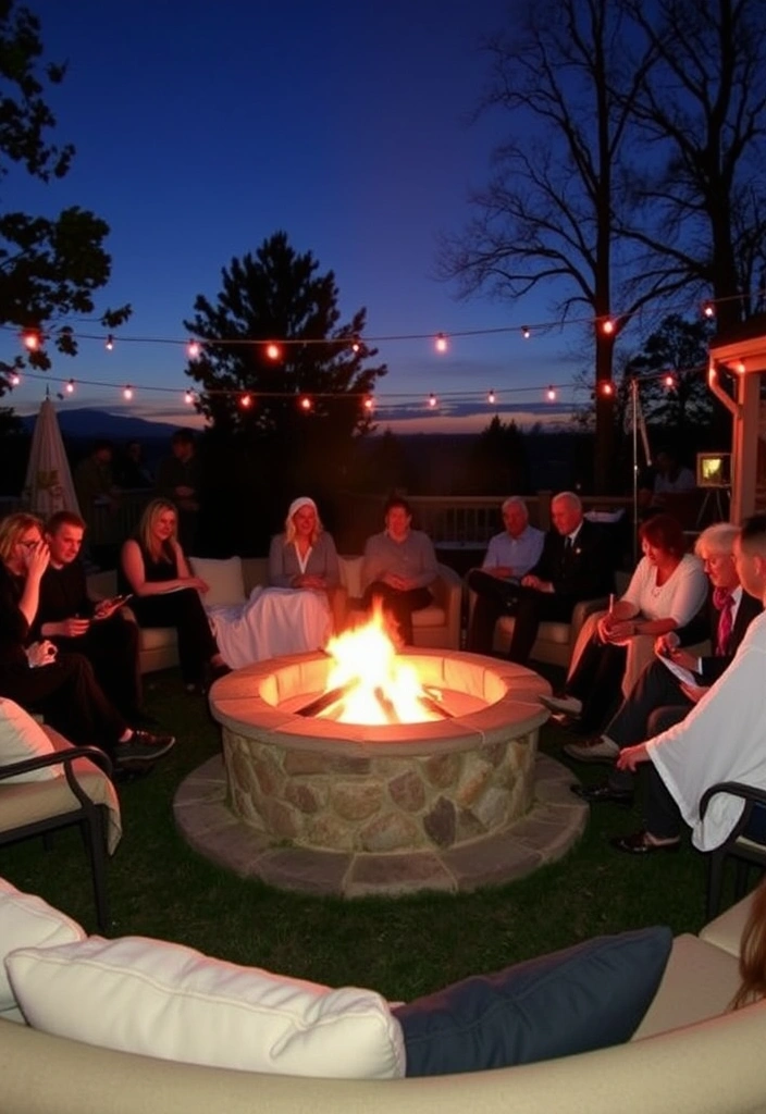 21 Bohemian Wedding Ideas That Will Make Your Heart Skip a Beat! - 21. Intimate Fire Pit Gatherings
