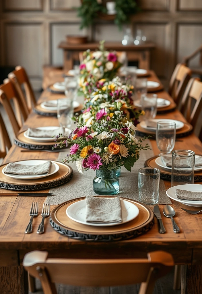 21 Western Wedding Ideas That Will Make Your Heart Race (You Won't Believe #11!) - 19. Rustic Table Settings