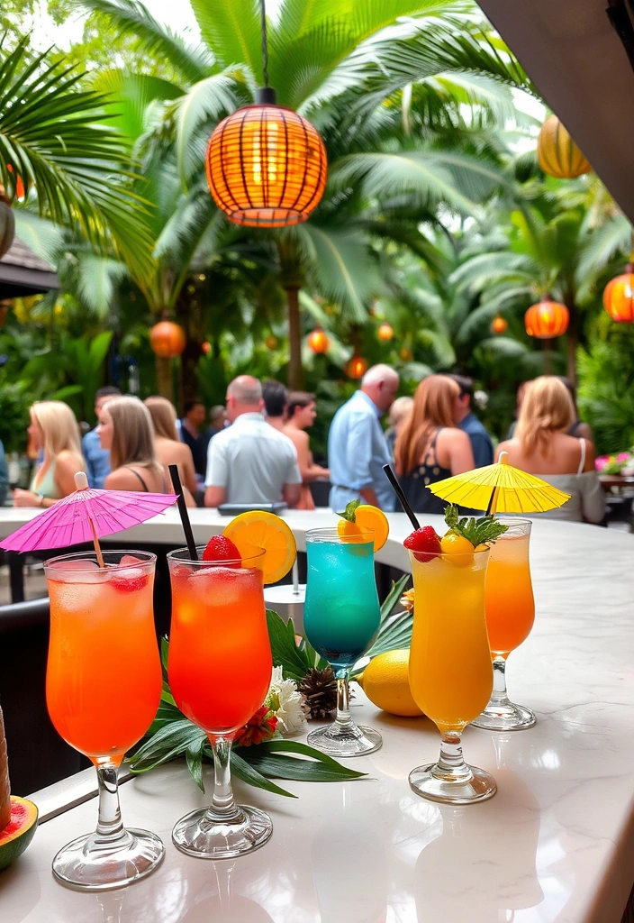 21 Unique Wedding Ideas That Will Leave Your Guests Talking (You Won't Believe #12!) - 2. Themed Cocktail Hour