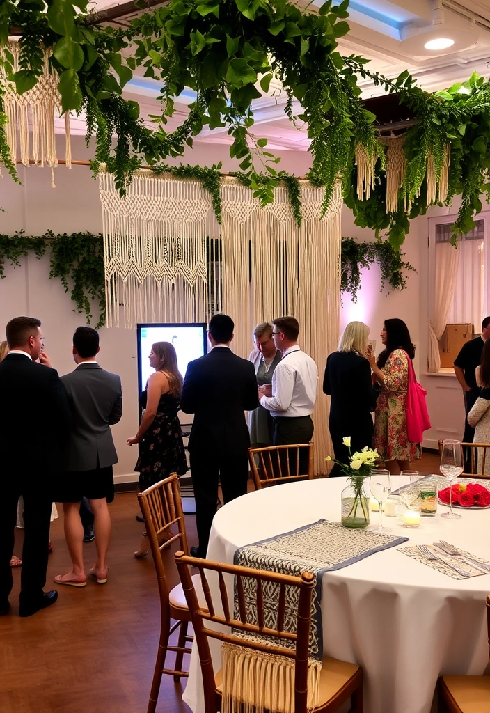 21 Bohemian Wedding Ideas That Will Make Your Heart Skip a Beat! - 3. Macramé Details