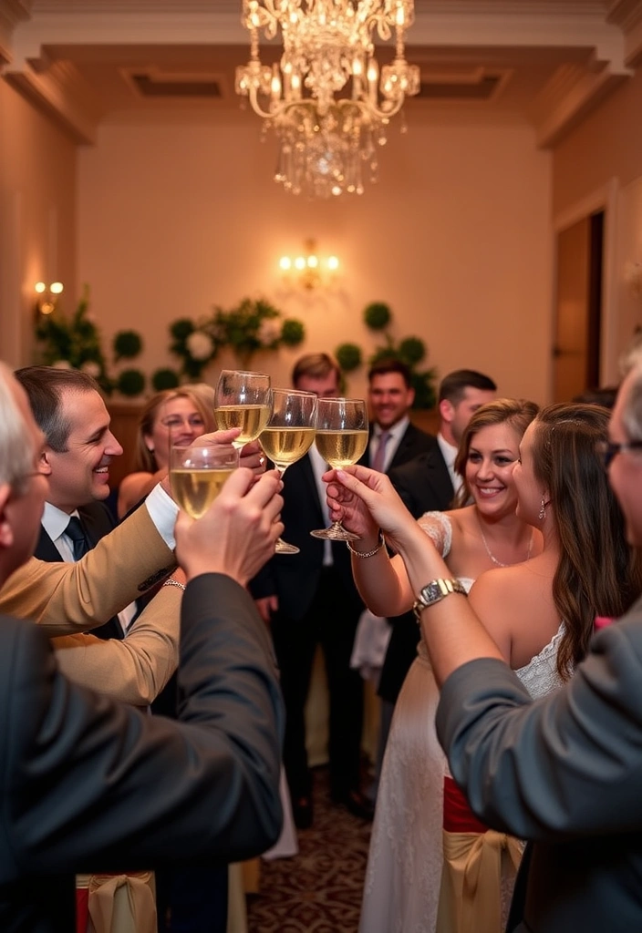 21 Stunning Small Wedding Inspirations You Will Wish You Knew Sooner! - 16. Thoughtful Toasts