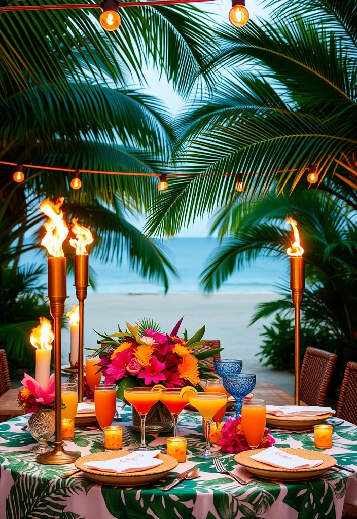 21 Elegant Wedding Theme Ideas That Will Make Your Heart Skip a Beat! - 12. Tropical Paradise