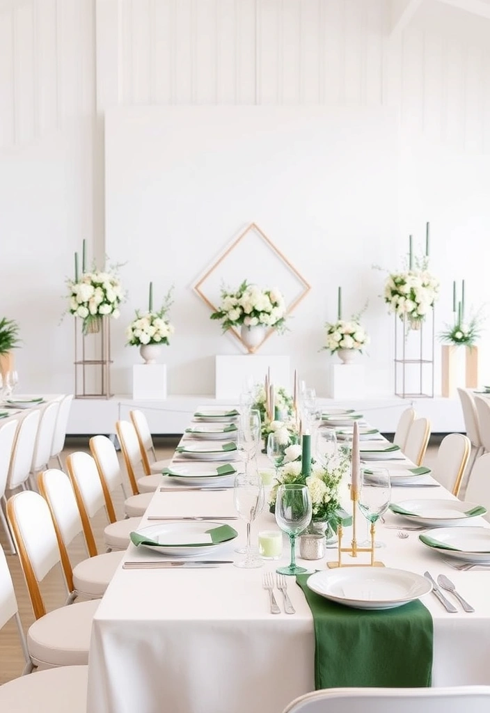 21 Elegant Wedding Theme Ideas That Will Make Your Heart Skip a Beat! - 5. Modern Minimalism
