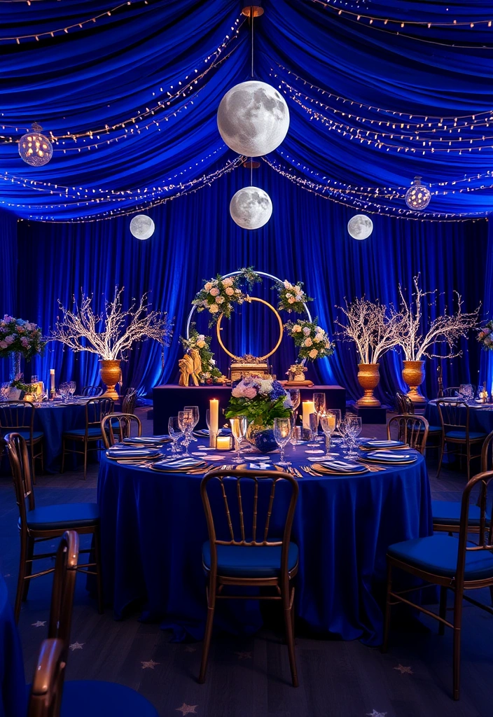 21 Elegant Wedding Theme Ideas That Will Make Your Heart Skip a Beat! - 11. Celestial Dreams