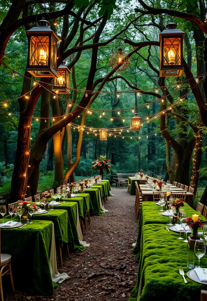 21 Elegant Wedding Theme Ideas That Will Make Your Heart Skip a Beat! - 8. Enchanted Forest