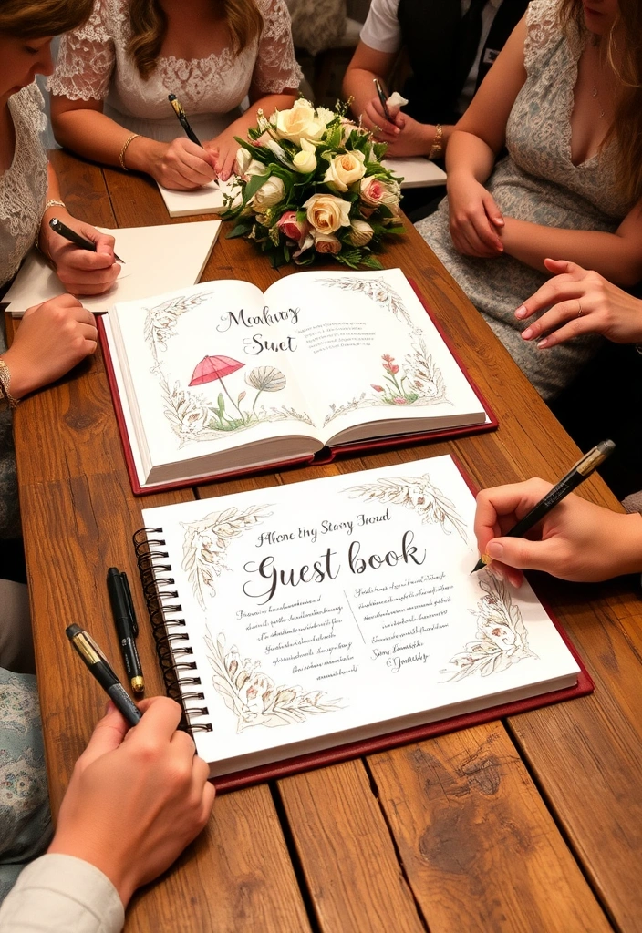 21 Fairytale Wedding Ideas That Will Make Your Dreams Come True (You Won't Believe #11!) - 15. Storybook Guestbook