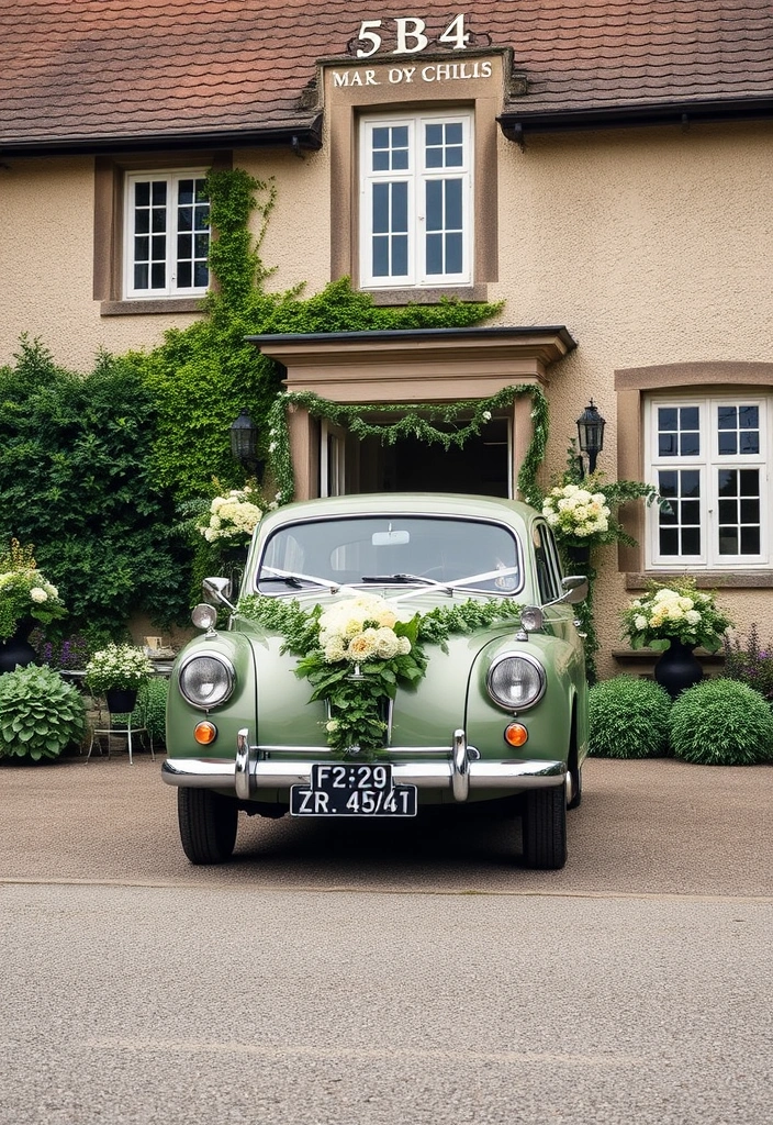 21 Bohemian Wedding Ideas That Will Make Your Heart Skip a Beat! - 15. Vintage Transportation