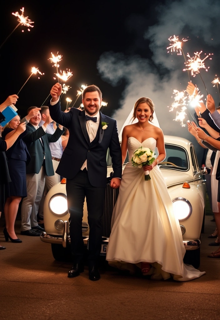 21 Cowboy Wedding Ideas That'll Make You Feel Like You're in a Romance Novel! - 20. The Perfect Send-Off