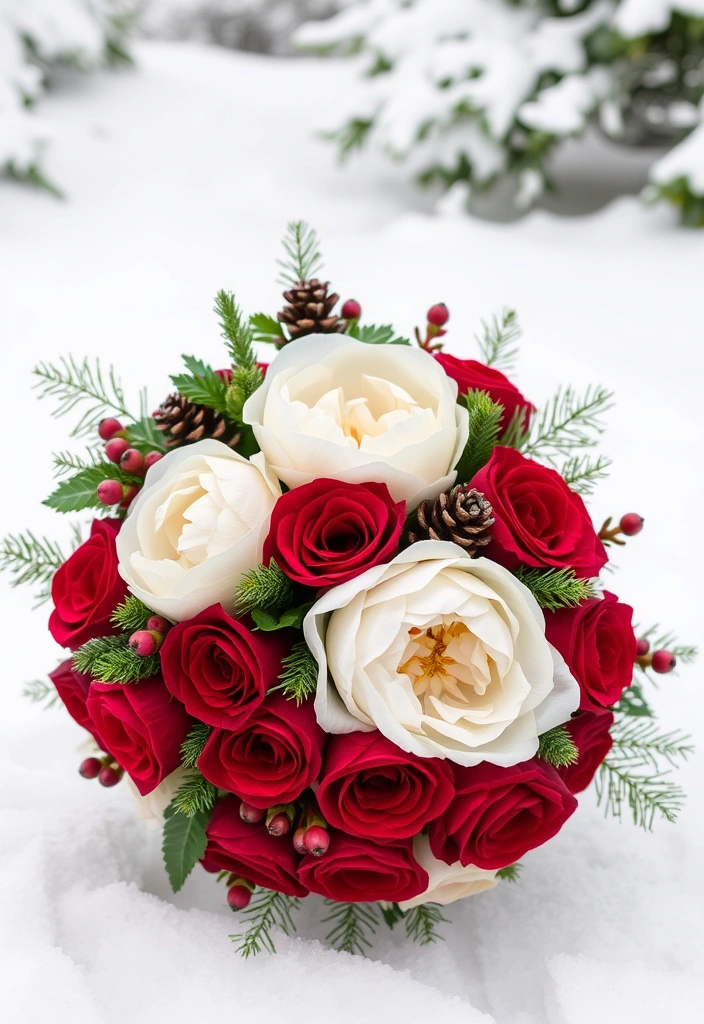 21 Winter Wedding Ideas That Will Make You Say 'I Do' in the Snow! - 5. Elegant Winter Florals