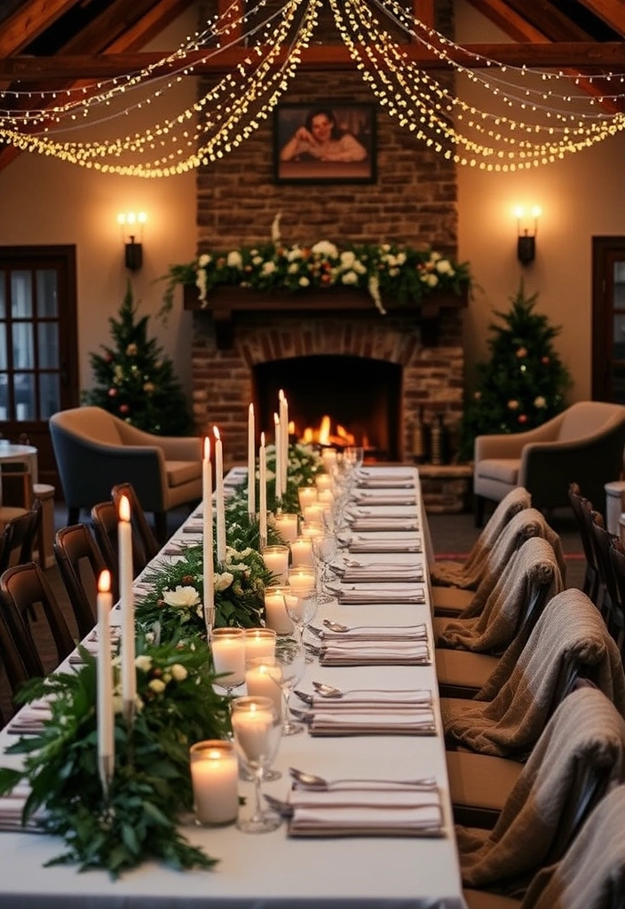 21 Winter Wedding Ideas That Will Make You Say 'I Do' in the Snow! - 2. Cozy Indoor Reception
