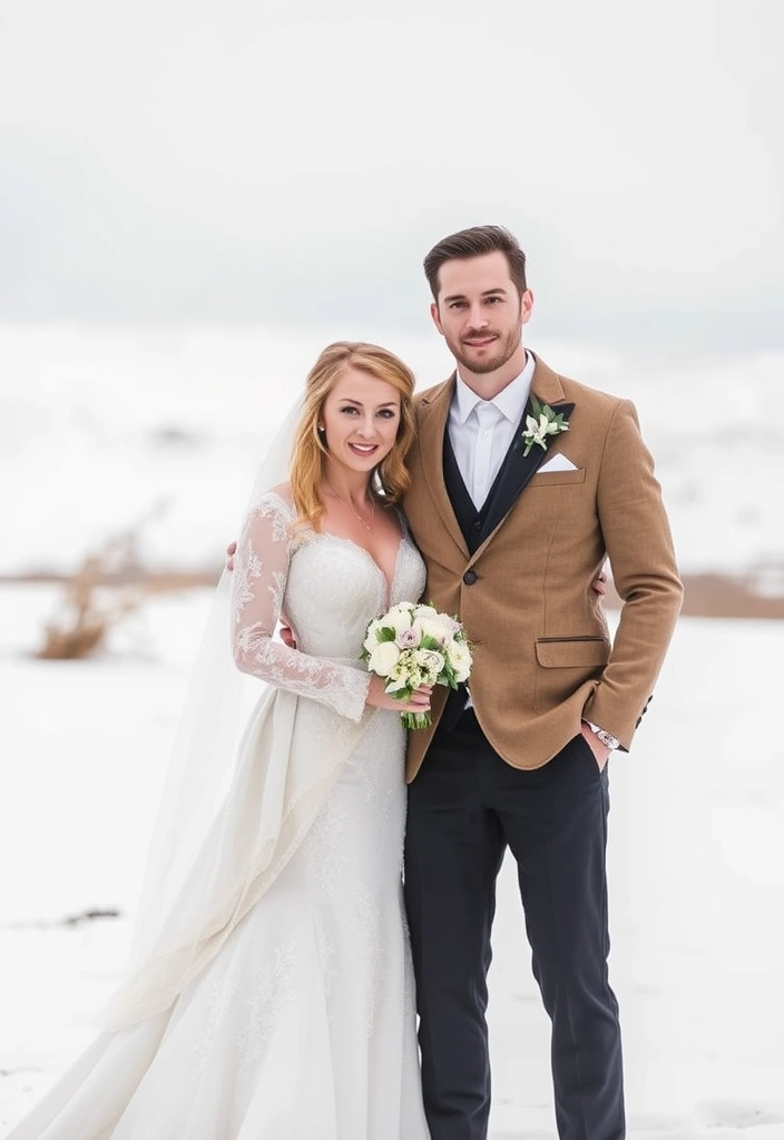 21 Winter Wedding Ideas That Will Make You Say 'I Do' in the Snow! - 15. Winter Wedding Attire