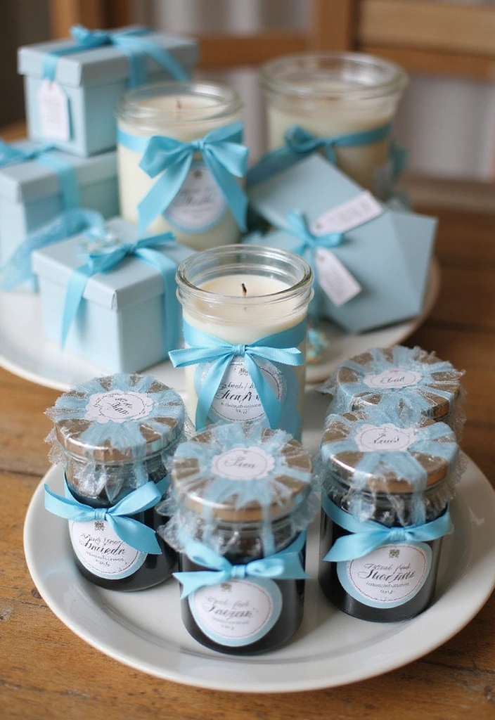 21 Gorgeous Ways to Incorporate a Blue Wedding Theme into Your Big Day! - 9. Beautiful Blue Favors